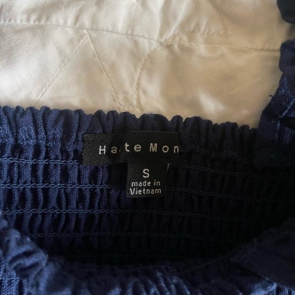 Dark blue crop top - Picture 2 of 2